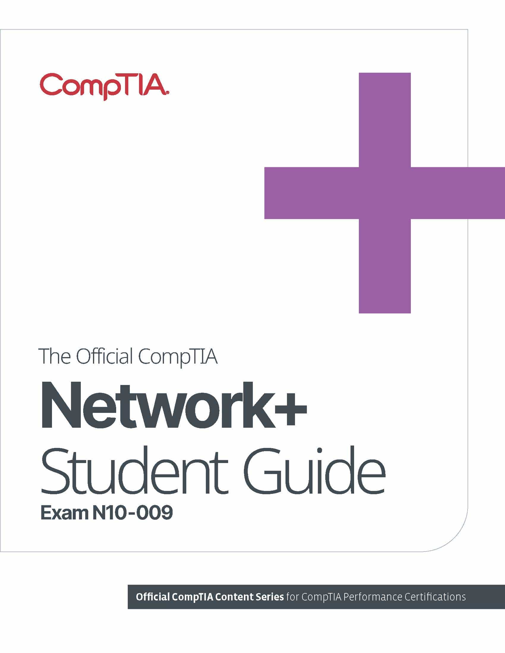 N10-009 Network+ Student Guide book cover